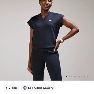 Figs Women's Top in Dark Navy